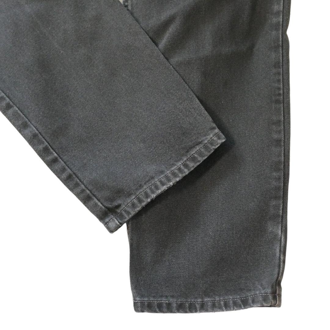 VINTAGE 90s 34inch 550 Black denim pants -Levi's-