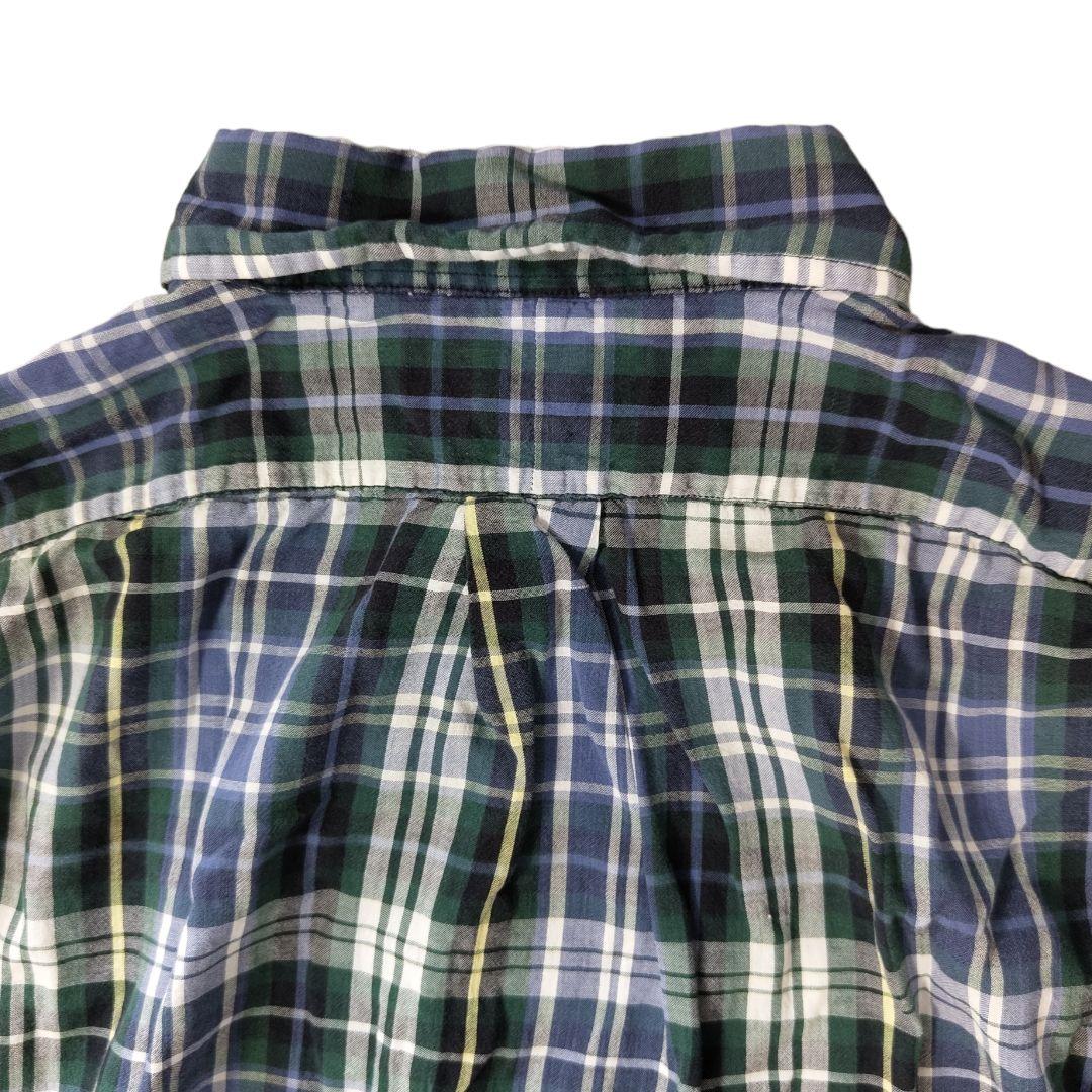 VINTAGE 90s L Button down shirt -RalphLauren-