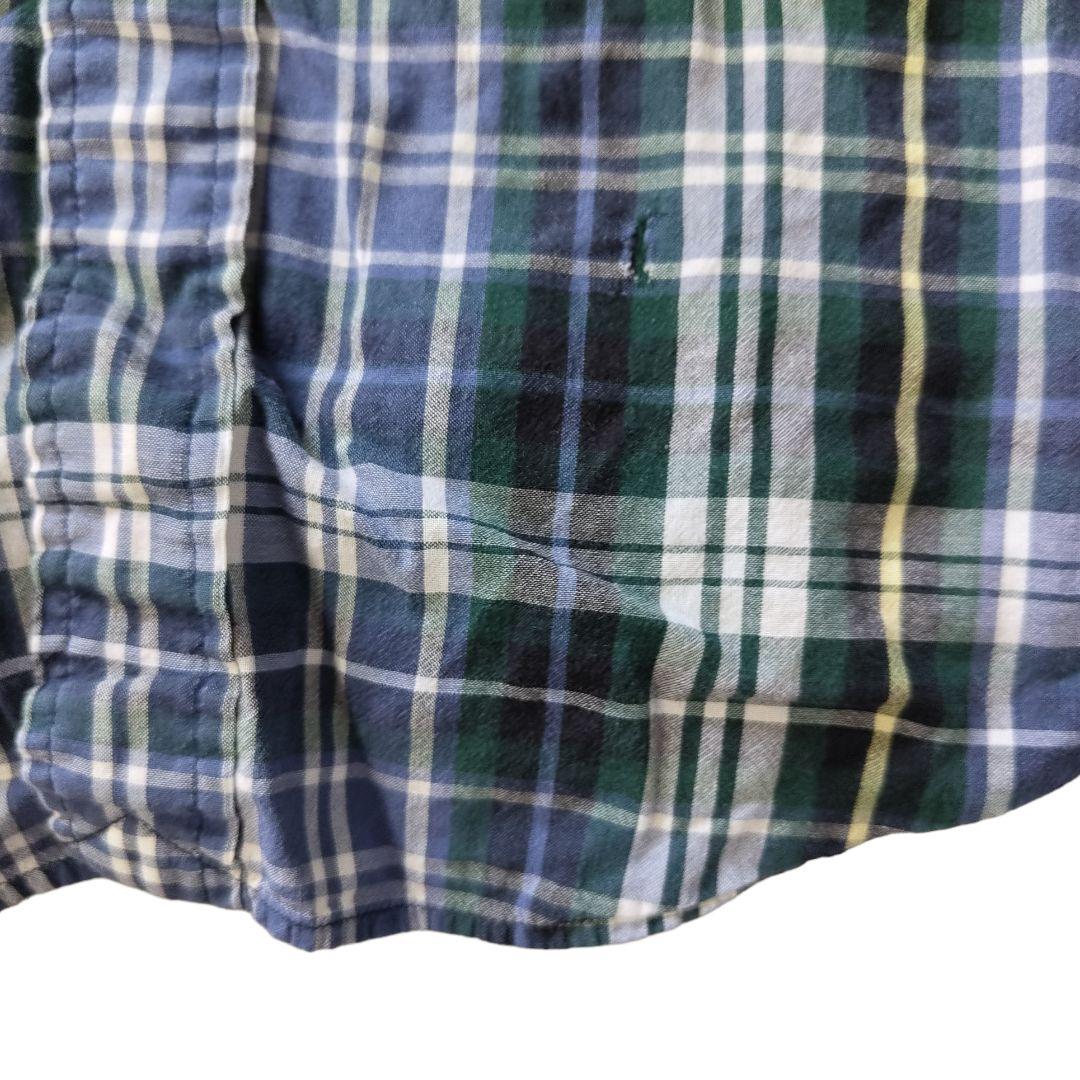 VINTAGE 90s L Button down shirt -RalphLauren-