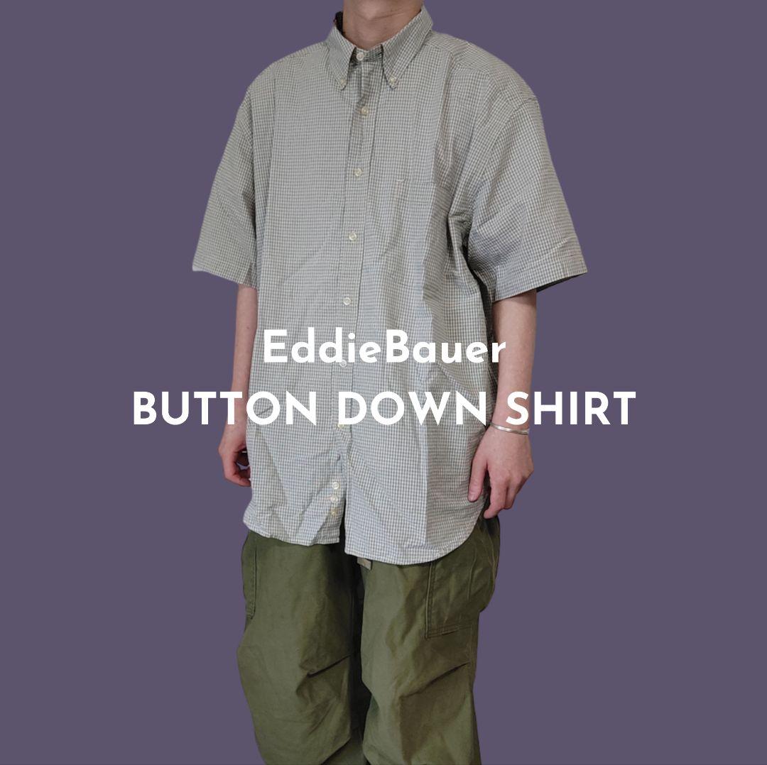 USED L H/S Button down shirt -EddieBauer-