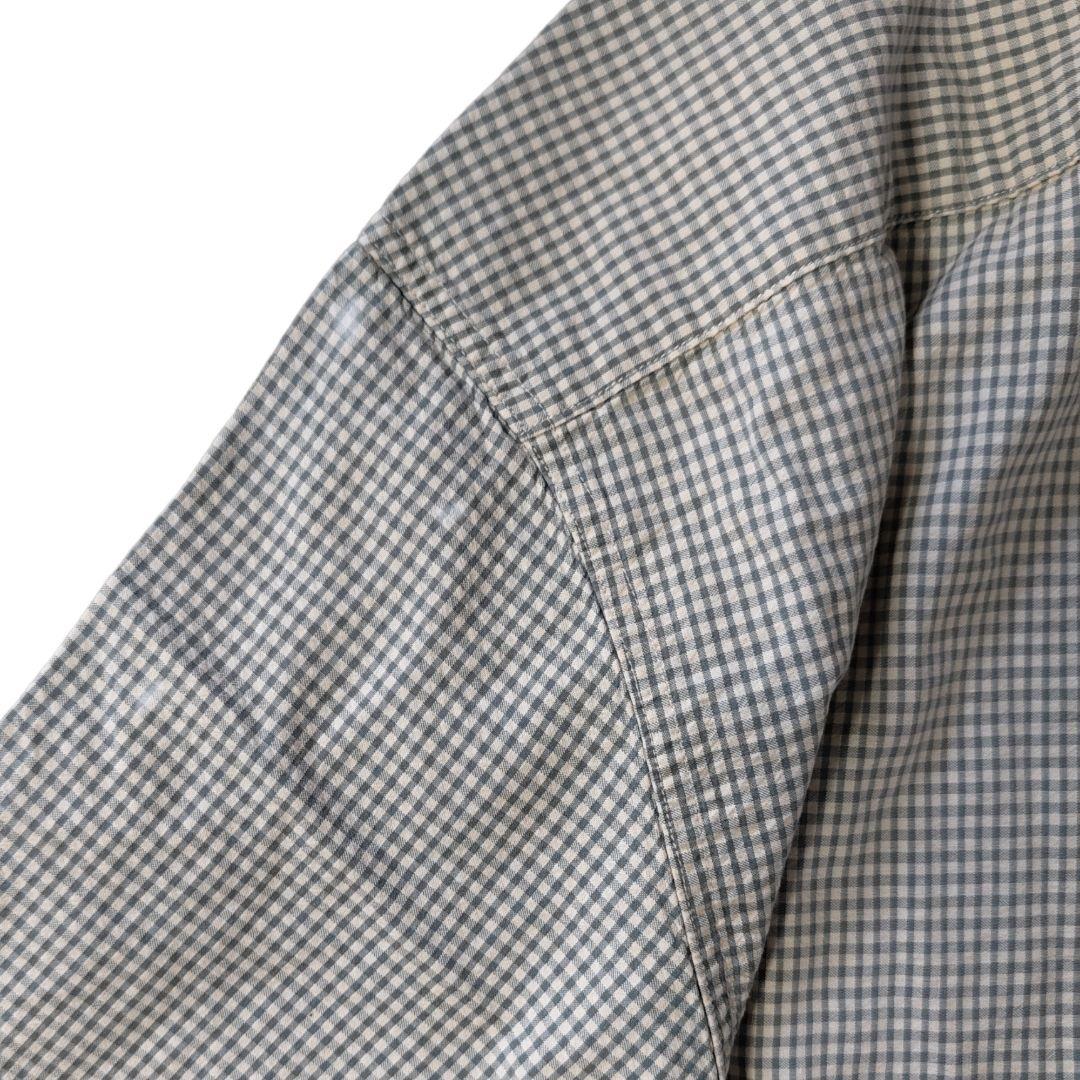 USED L H/S Button down shirt -EddieBauer-