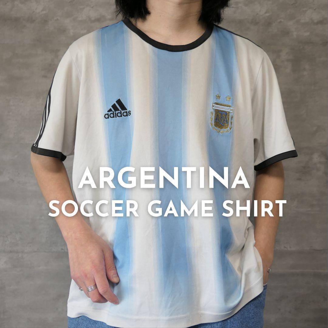 USED XL Soccer game shirt -ARGENTINA-