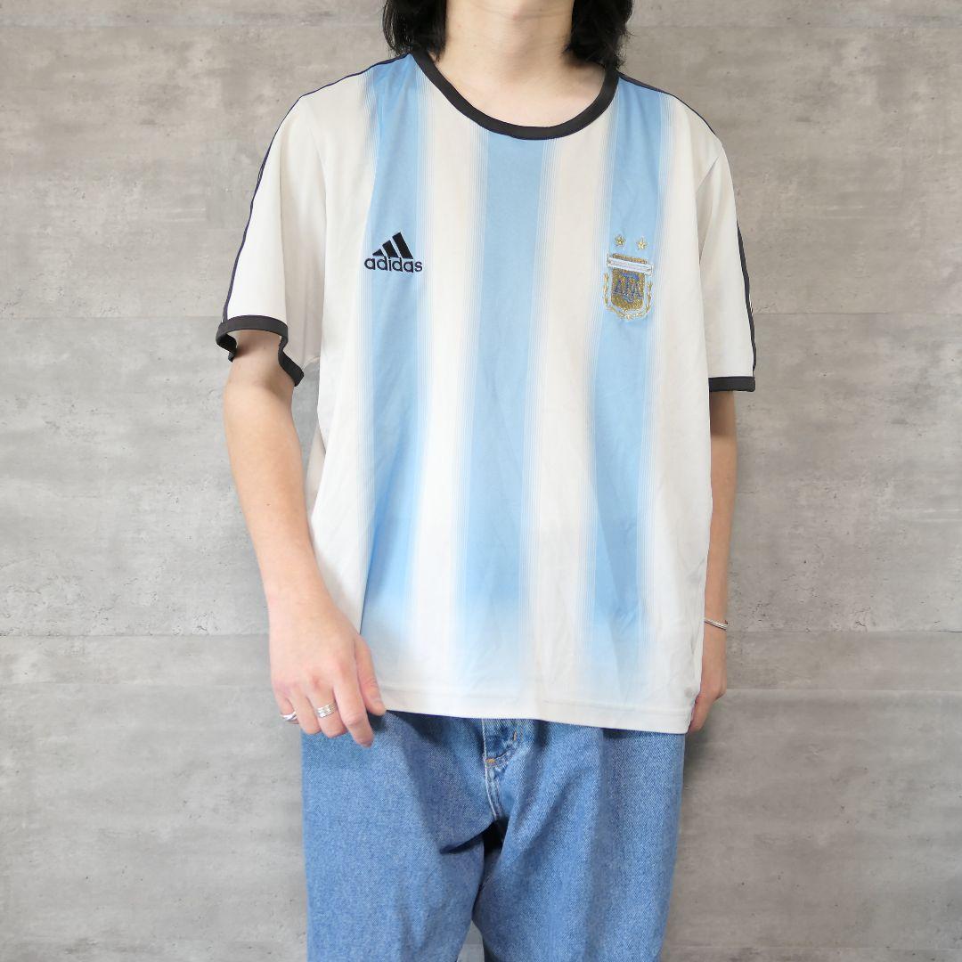 USED XL Soccer game shirt -ARGENTINA-