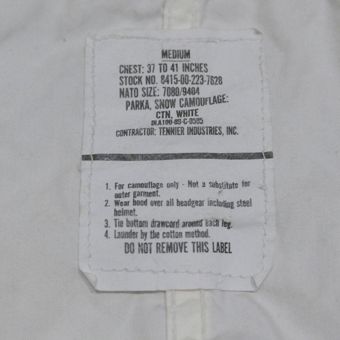 VINTAGE 80s M Snow Camouflage Parka -U.S.ARMY-