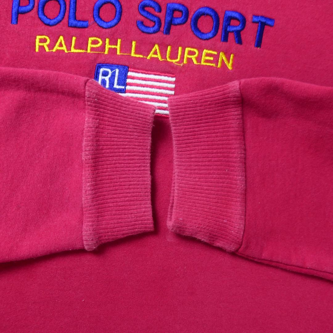 VINTAGE 90s L Logo Sweat -POLO SPORT-