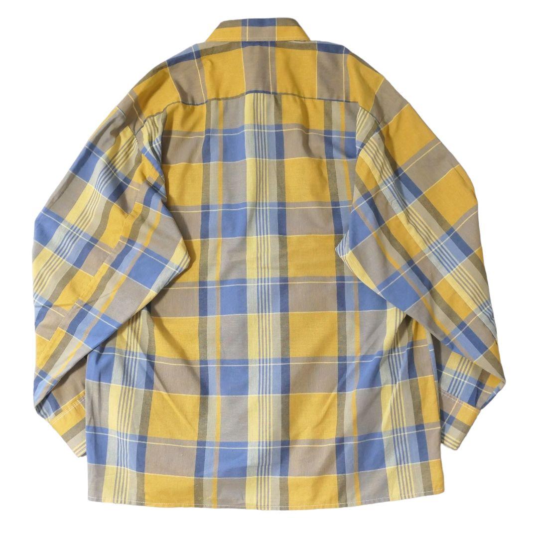 VINTAGE 70s L Check shirt -sohaj-