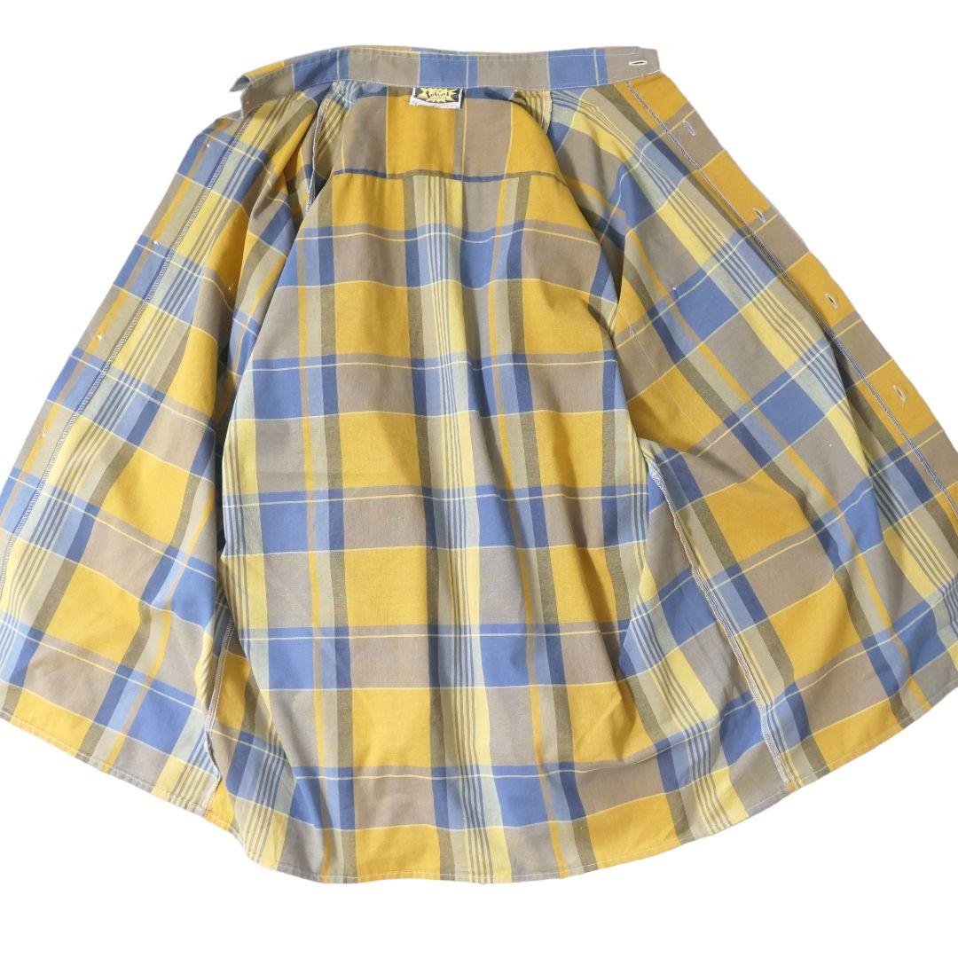 VINTAGE 70s L Check shirt -sohaj-