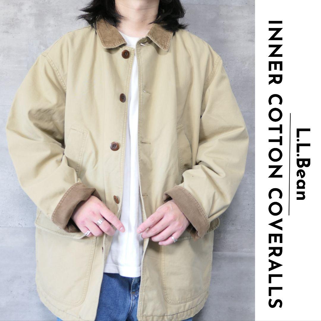 USED L Inner cotton coveralls -L.L.Bean-