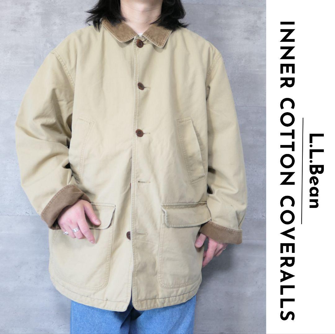 USED L Inner cotton coveralls -L.L.Bean-