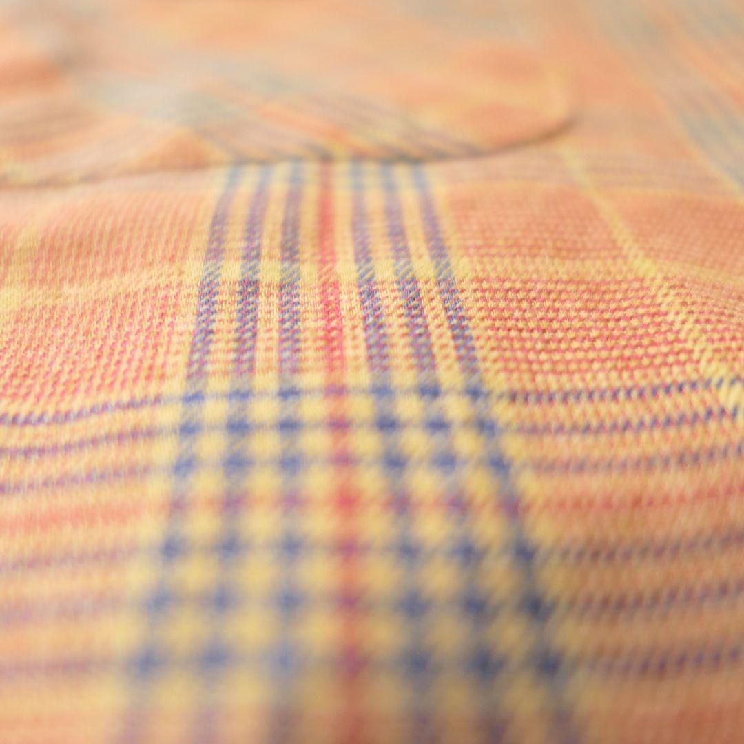 VINTAGE 70~80s L Check shirt -Sears-