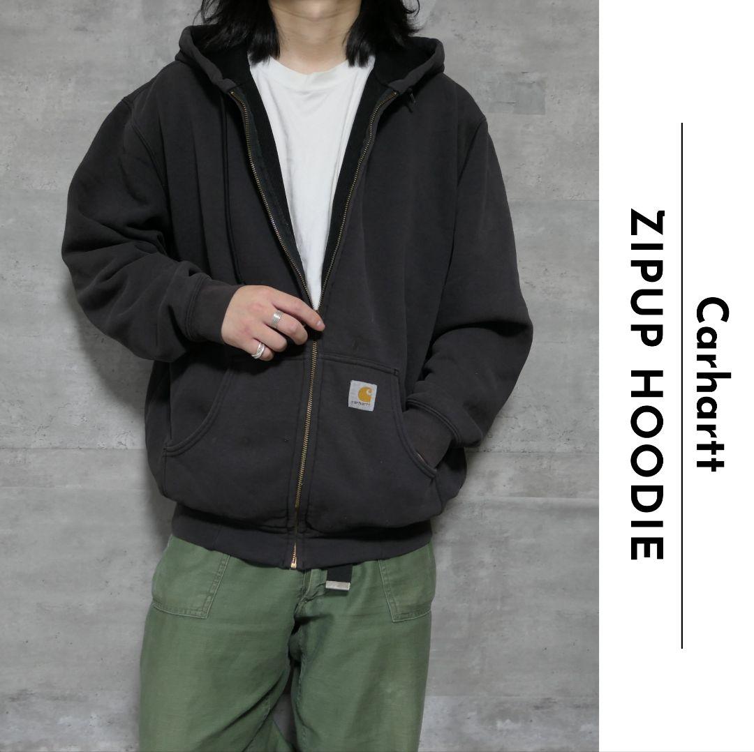 USED M Zipup hoodie -Carhartt-