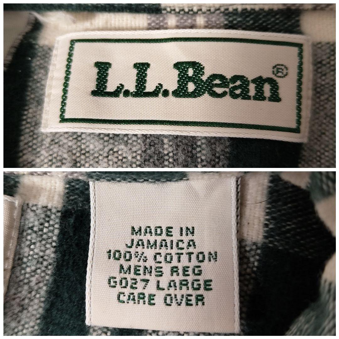USED XL Check shirt -L.L.Bean-