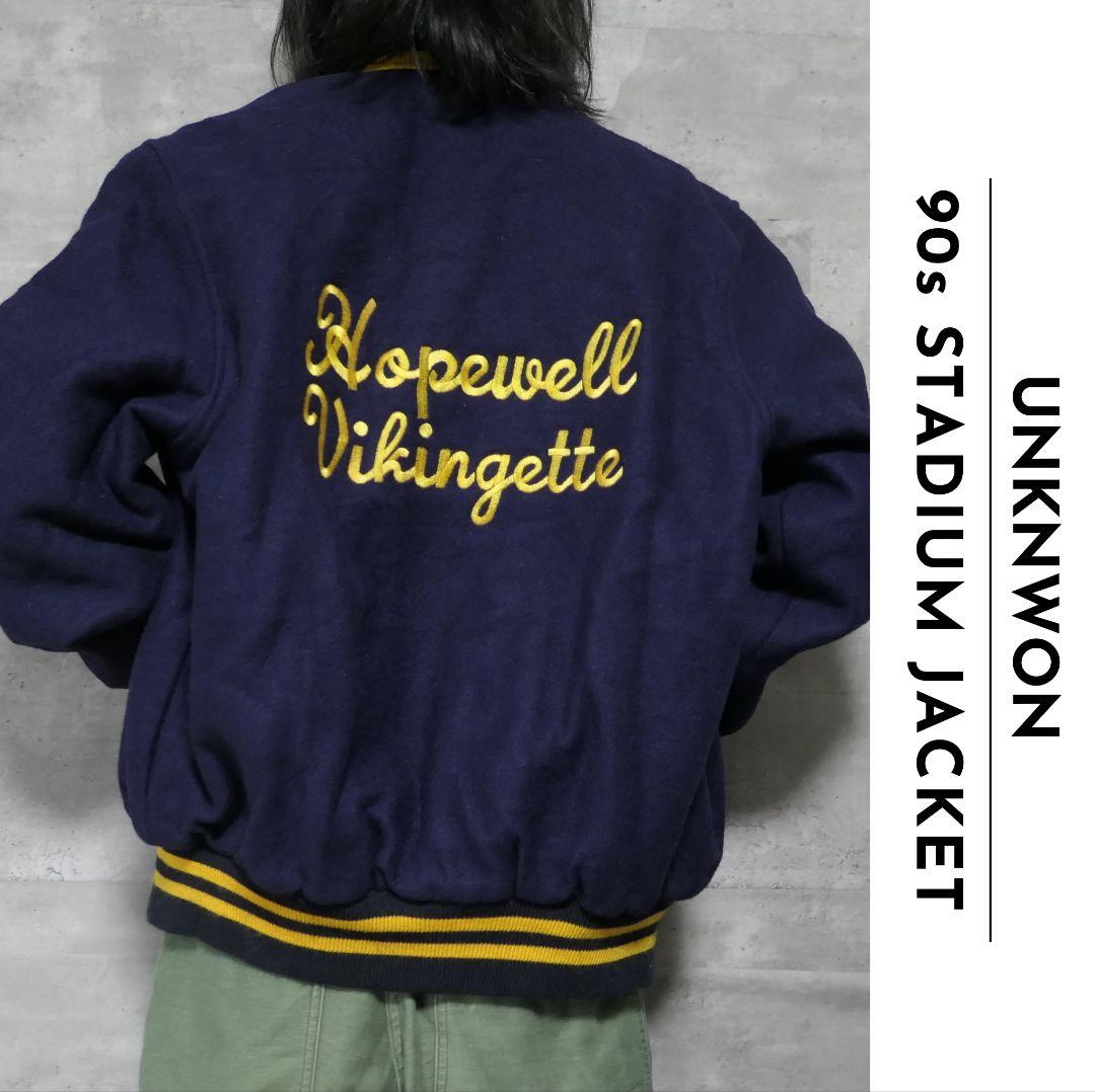 VINTAGE 90s L Stadium jacket -UNKNOWN-