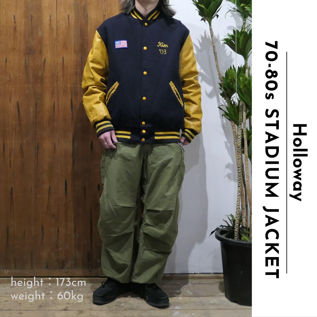 VINTAGE 70-80s L Stadium Jacket -HOLLOWAY-