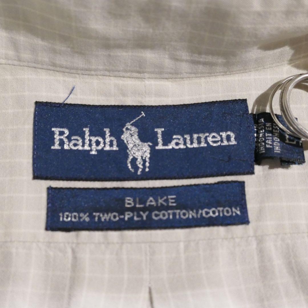 VINTAGE 90s L Button down Shirt "BLAKE" -Ralph Lauren-