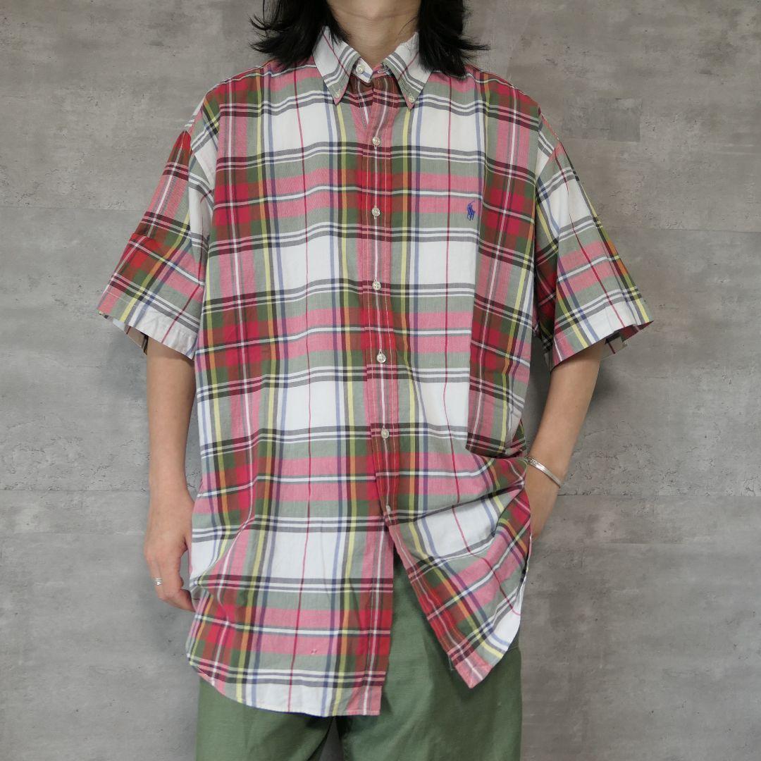 VINTAGE 80-90s XL Button down shirt -Ralph Lauren-