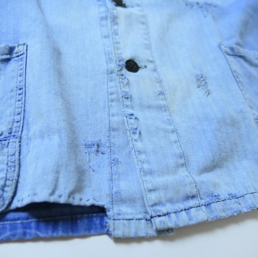 VINTAGE 50-60s L French Work Jacket