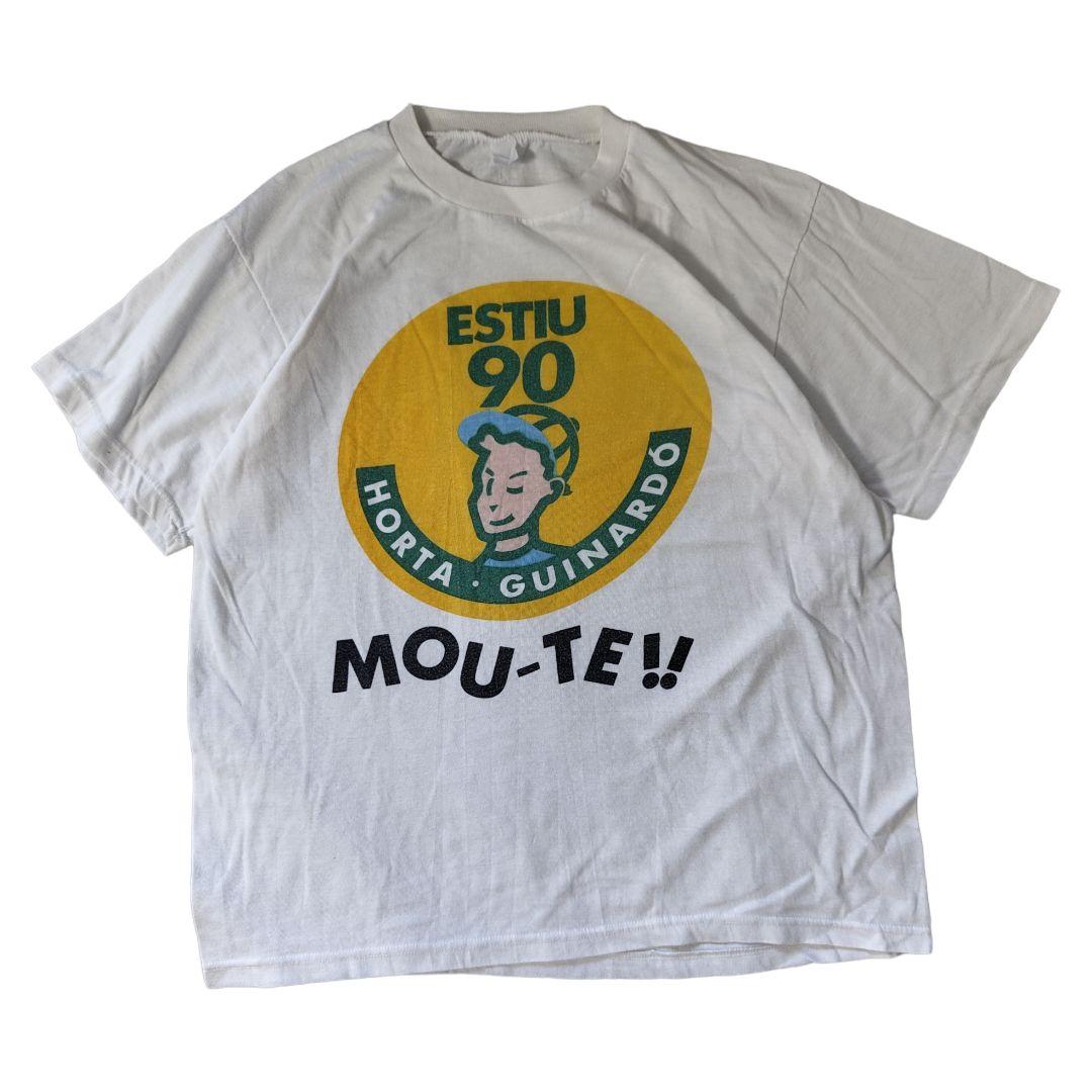 VINTAGE S-M Print T-shirt -UNKNOWN-