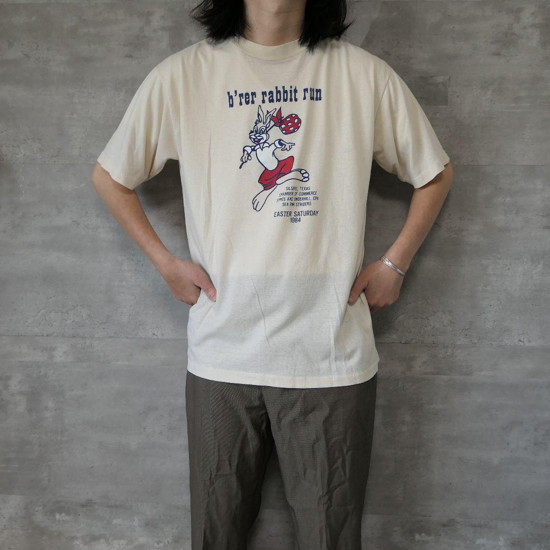 VINTAGE 80s XL Printed T-shirt -sportswear-