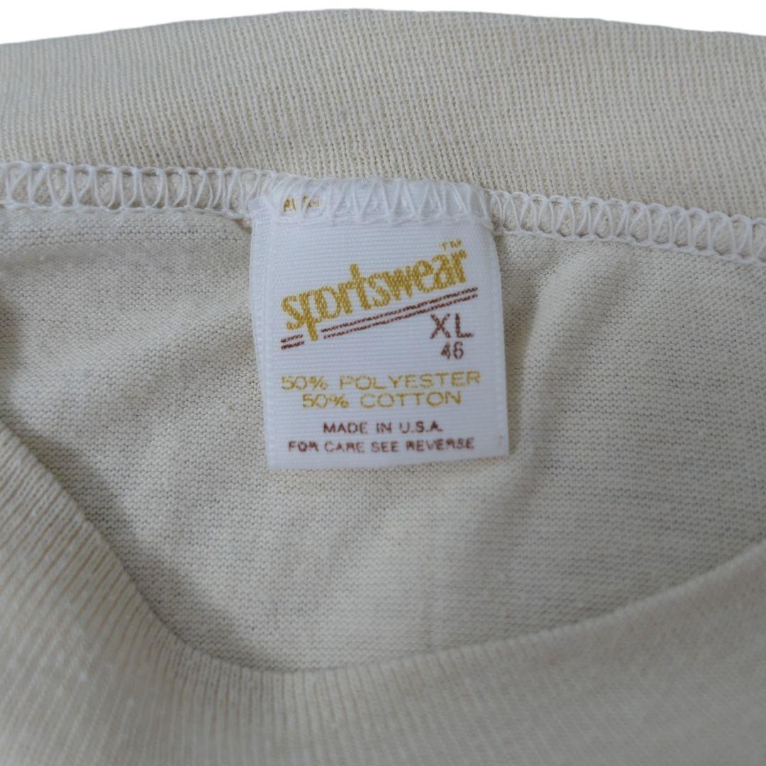 VINTAGE 80s XL Printed T-shirt -sportswear-