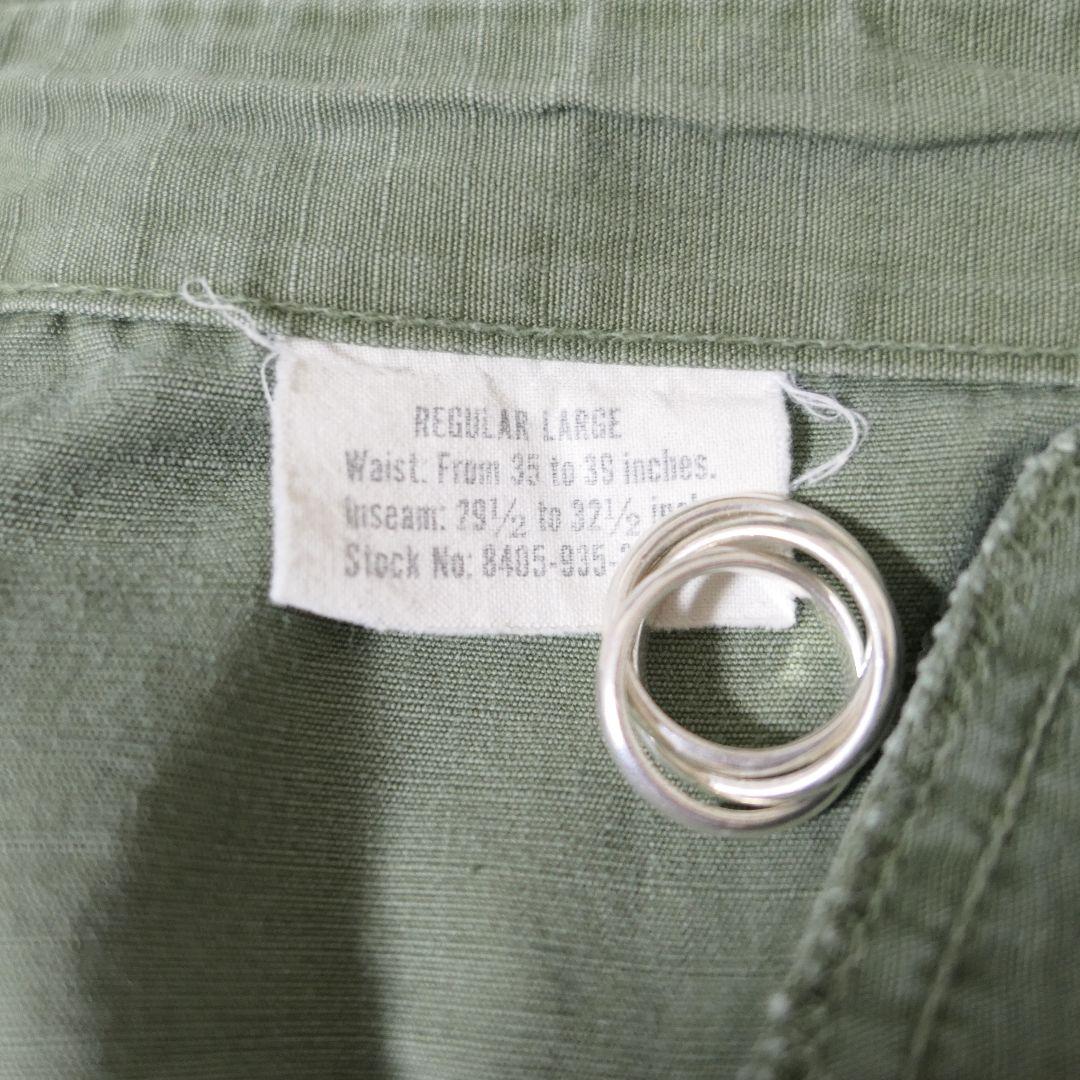 VINTAGE 60s REGULAR-LARGE Jungle fatigue pants -U.S.ARMY-