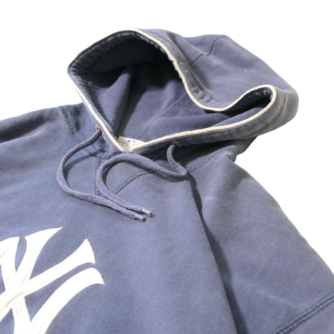 USED L~XL Logo hoodie -NEWYORK YANKEES-