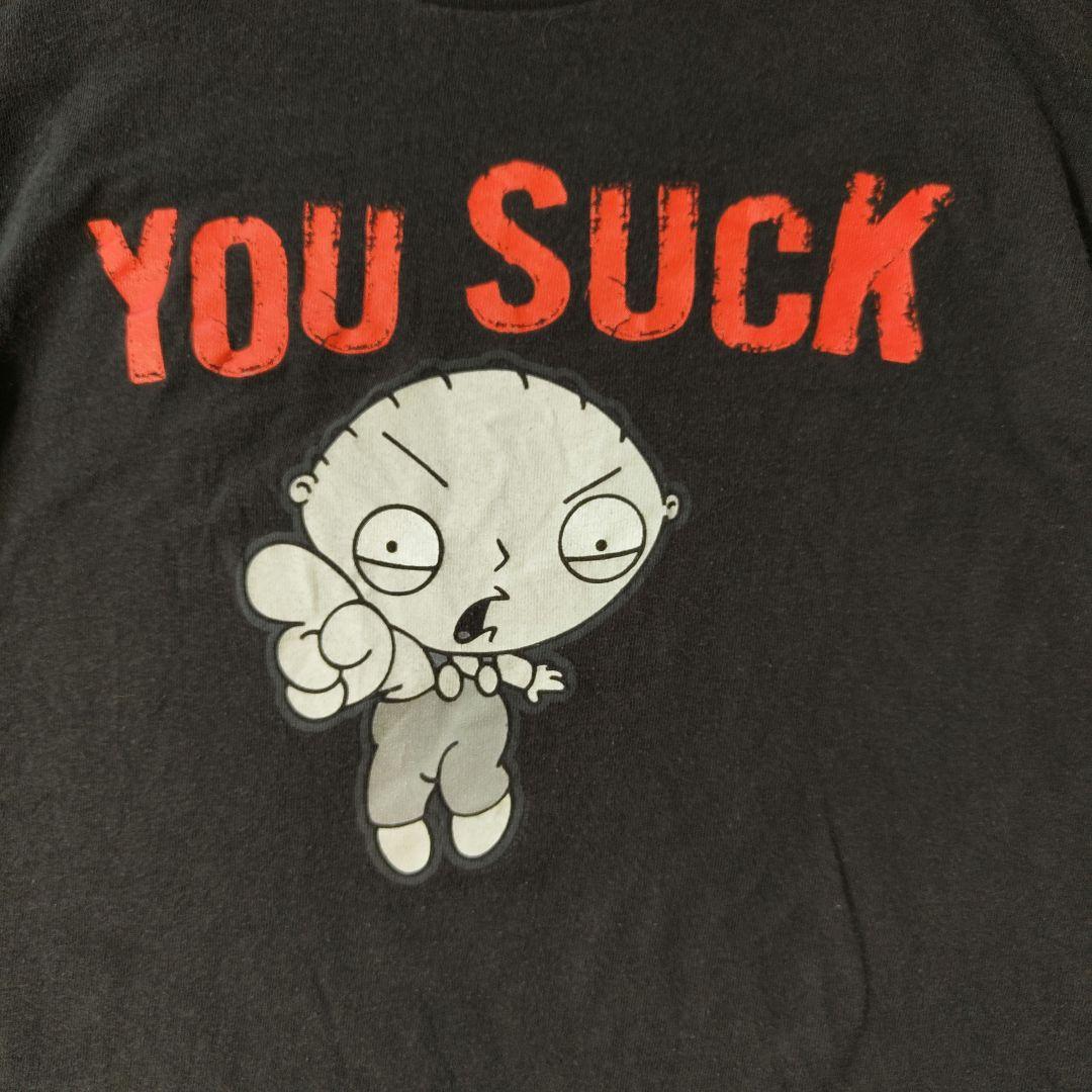 USED M Character T-shirt -FAMILY GUY-