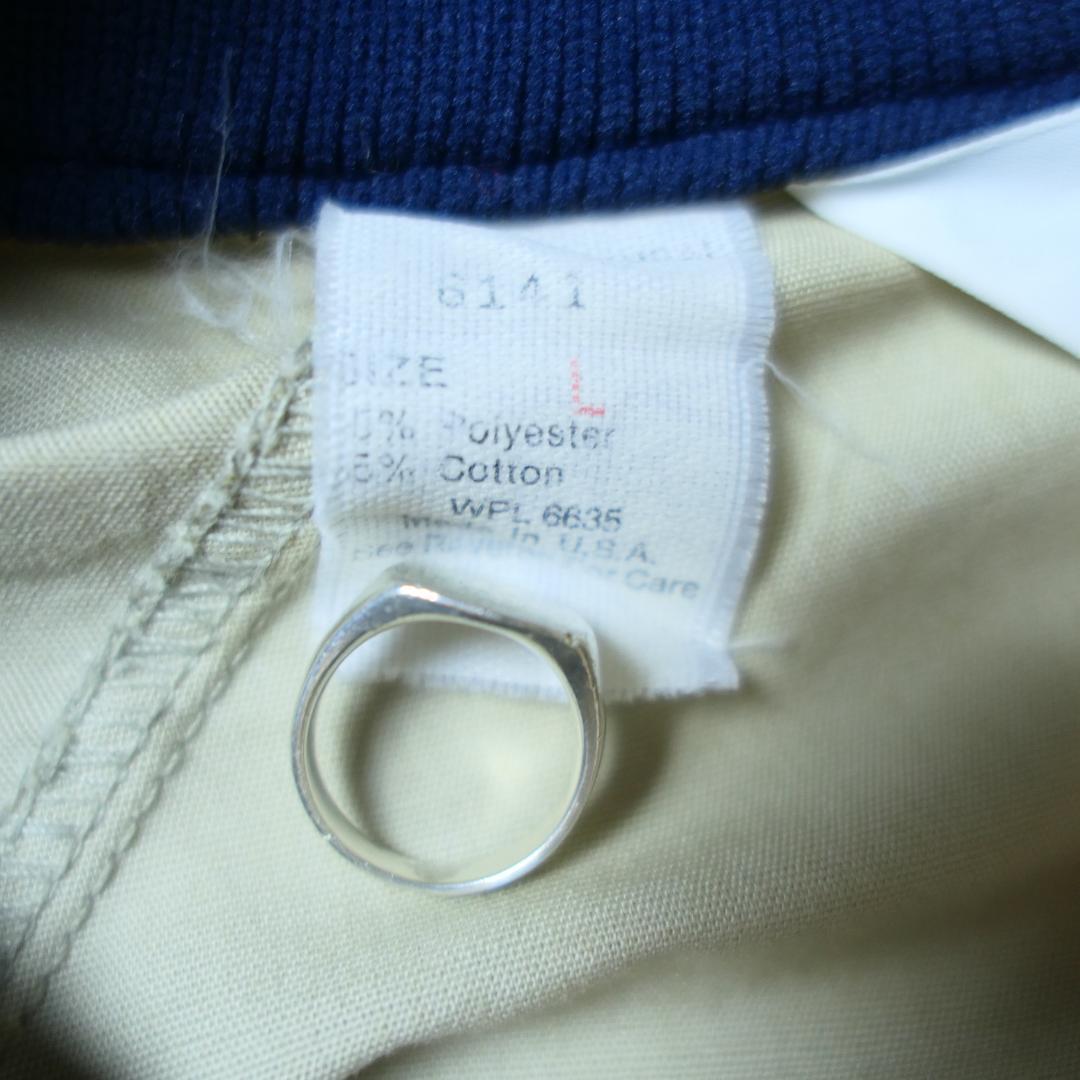 VINTAGE 70s L Halfzip Cotton Jacket -Woolrich-