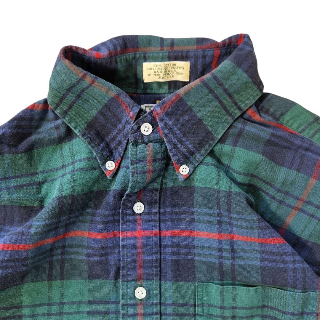 VINTAGE 80-90s XL Button down shirt -L.L.Bean-
