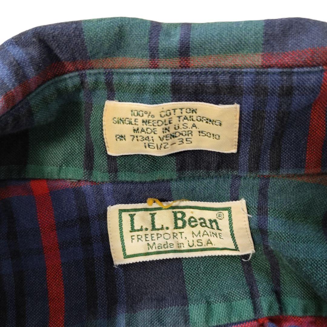VINTAGE 80-90s XL Button down shirt -L.L.Bean-
