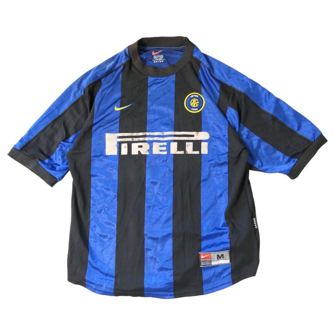 VINTAGE 90s M Soccer game shirt -INTER-