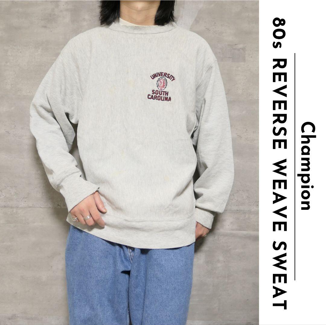 VINTAGE 80s L Reverse weave sweat -Champion-