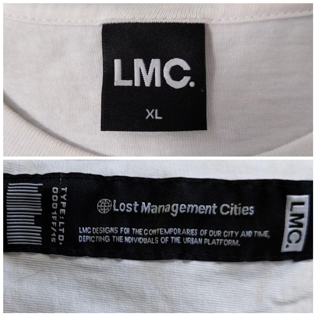 USED XL Collage print t-shirt -LMC.-