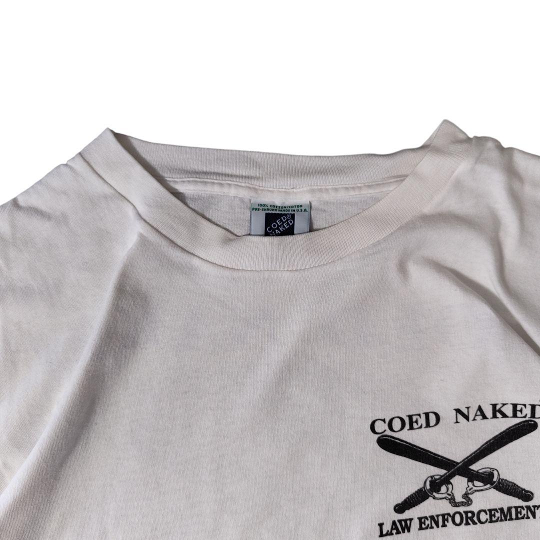 VINTAGE 90s XL Printed T-shirt -COED NAKED-