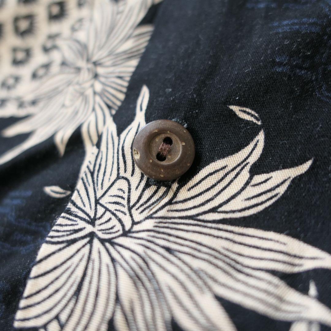 USED XL Hawaiian shirt -TWO PLAMS-