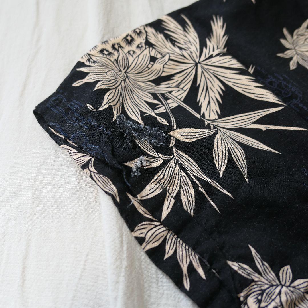 USED XL Hawaiian shirt -TWO PLAMS-