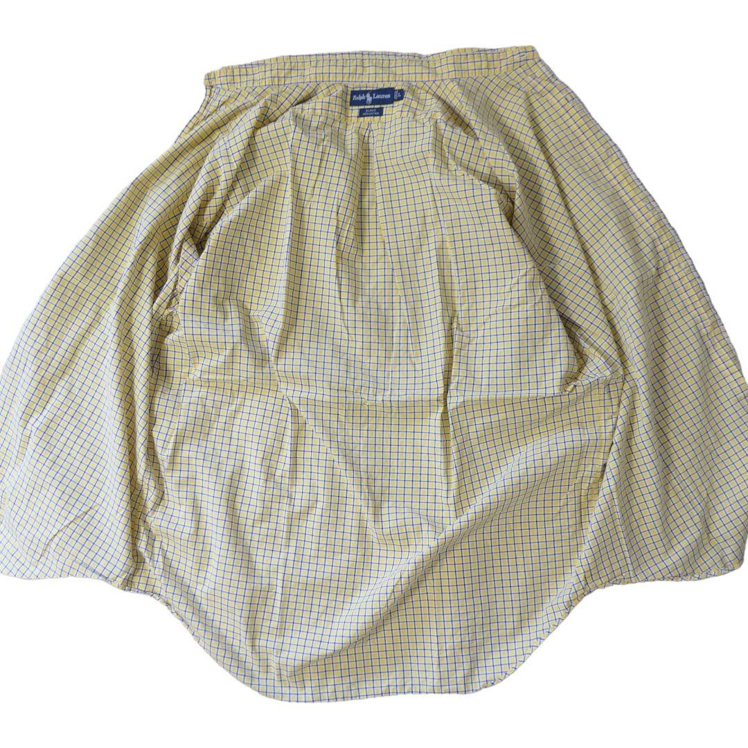 VINTAGE 90s L Button down shirt -Ralph Lauren-