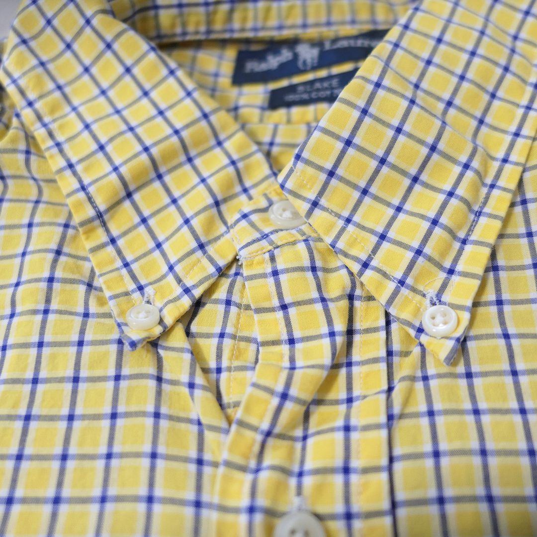 VINTAGE 90s L Button down shirt -Ralph Lauren-