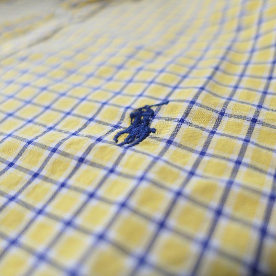 VINTAGE 90s L Button down shirt -Ralph Lauren-