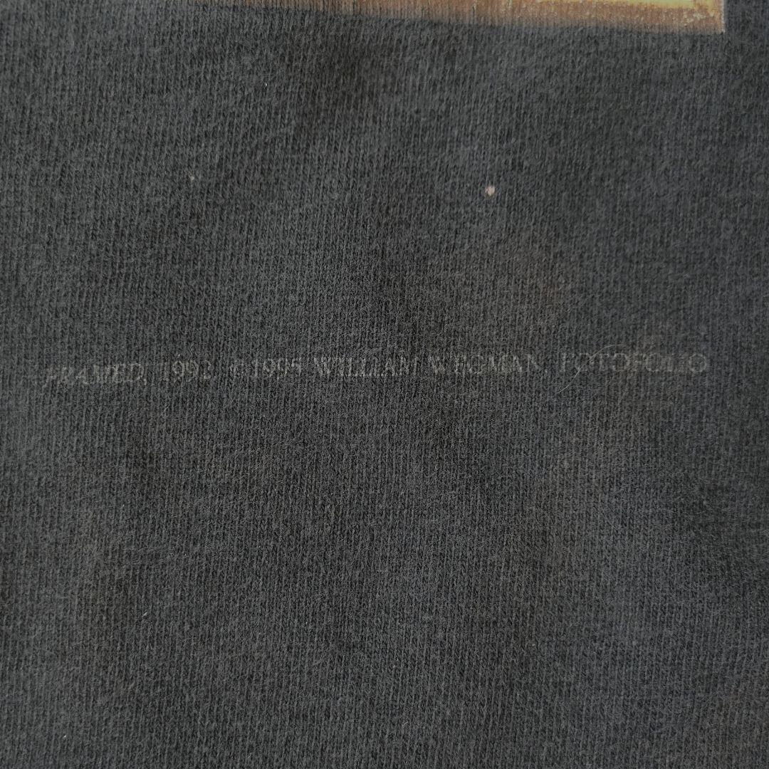VINTAGE 90s L Art Tee -William Wegman-