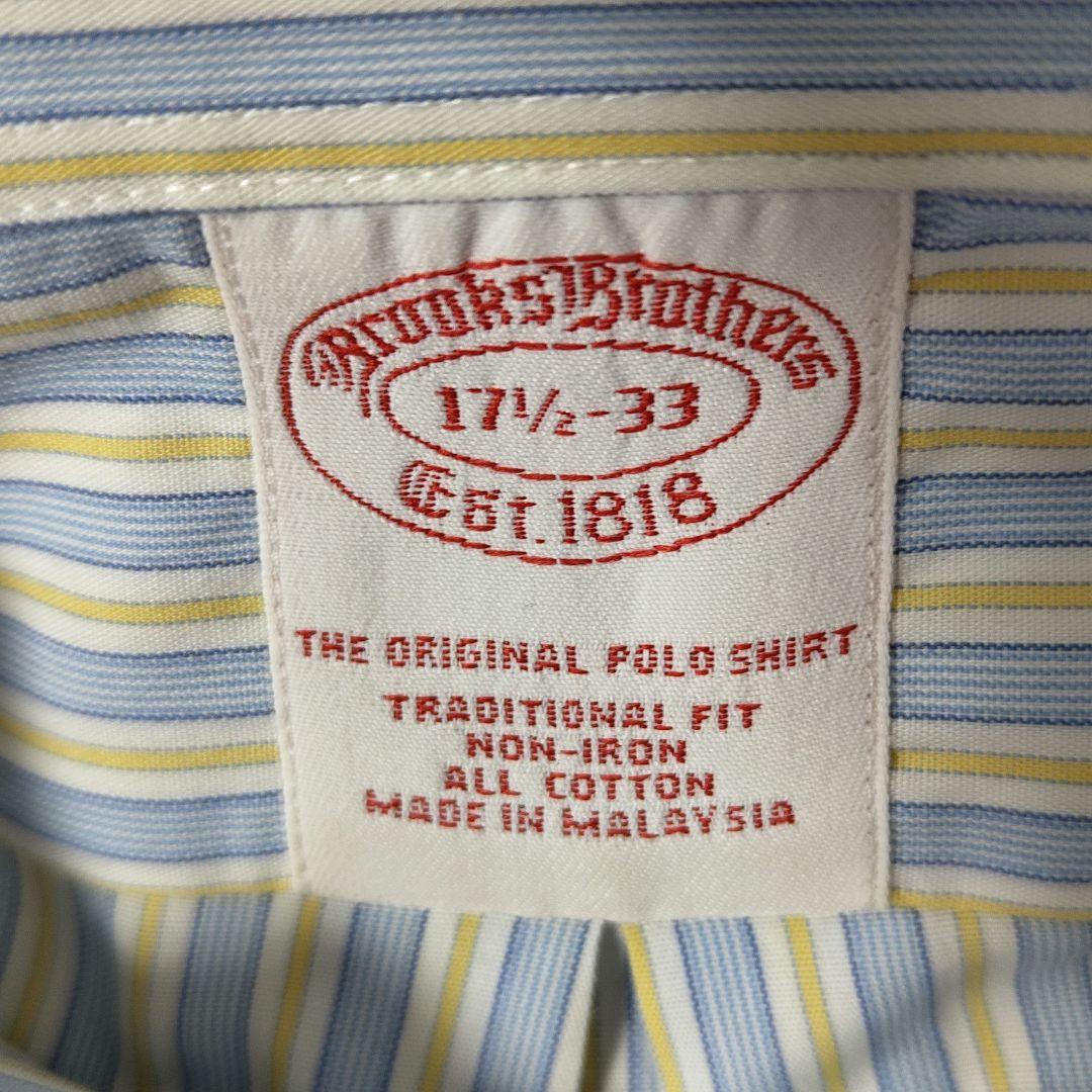 USED XL Stripe bd shirt -BrooksBrothers-