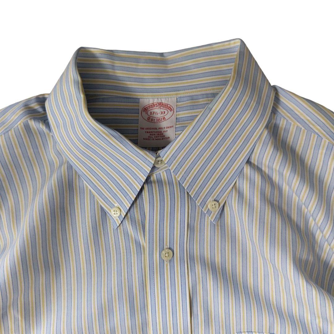 USED XL Stripe bd shirt -BrooksBrothers-
