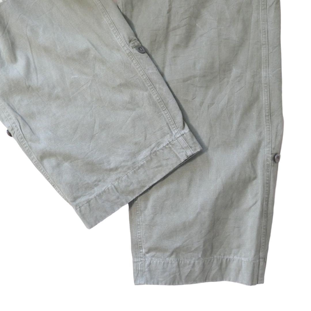VINTAGE 50s Double face field cargo pants -DUTCH ARMY-