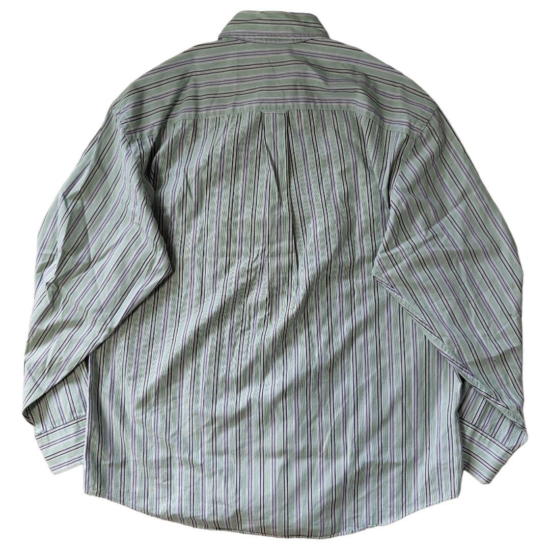 USED L Stripe bd shirt -NAUTICA-