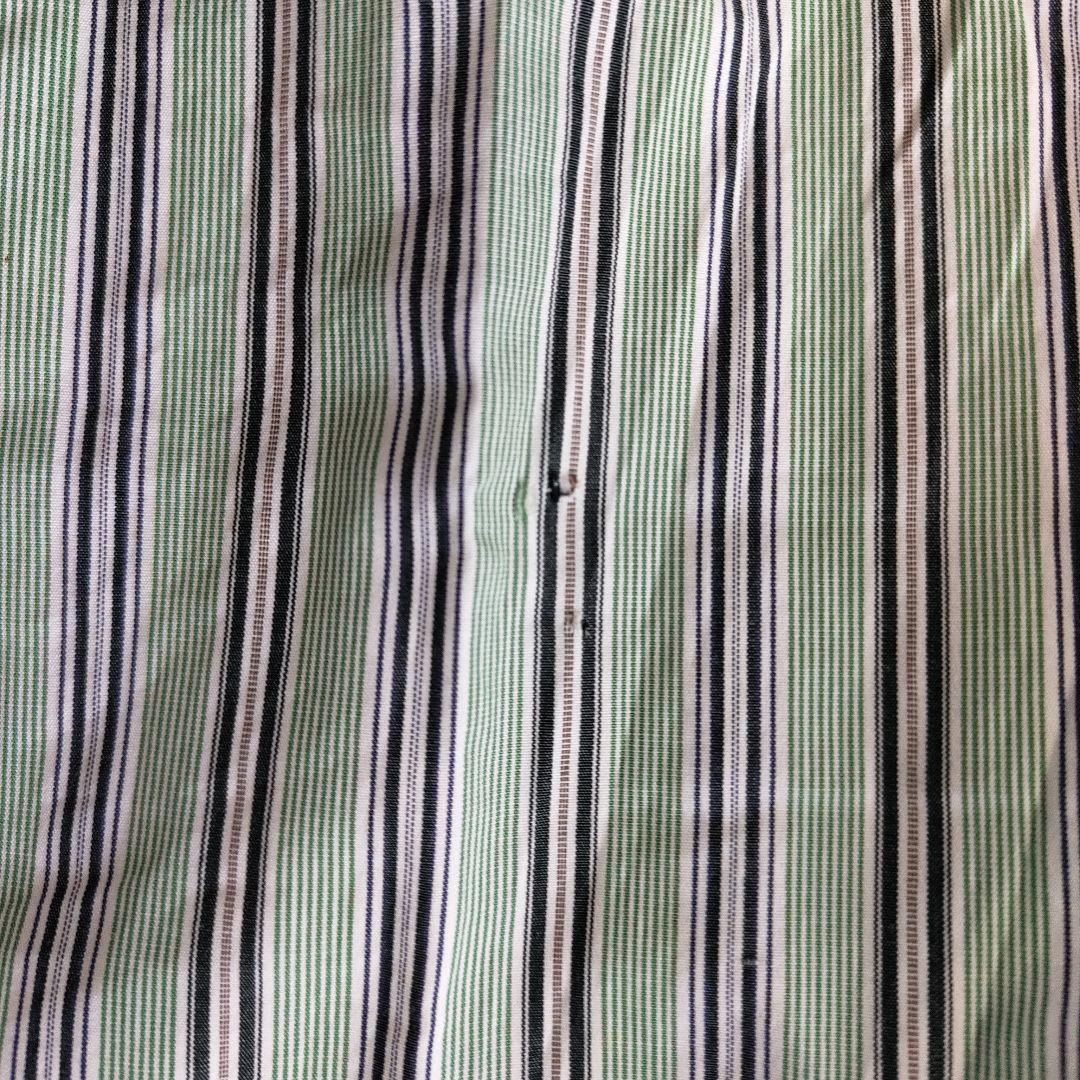 USED L Stripe bd shirt -NAUTICA-