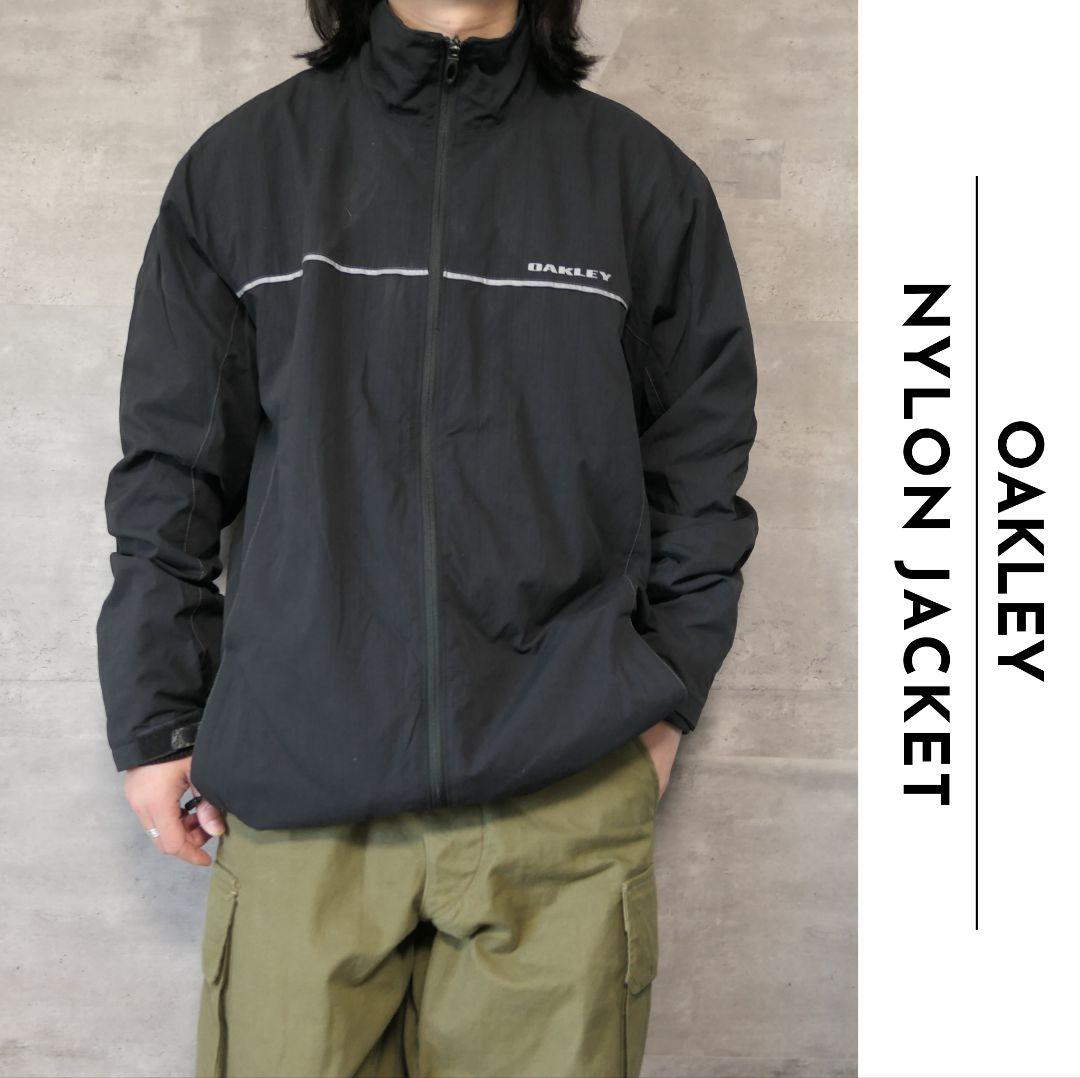 USED XL Nylon jacket -OAKLEY-