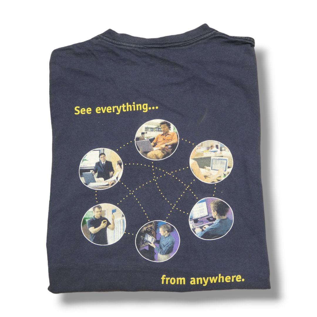 VINTAGE 00s XL Promotion Tee -Fluke networks-