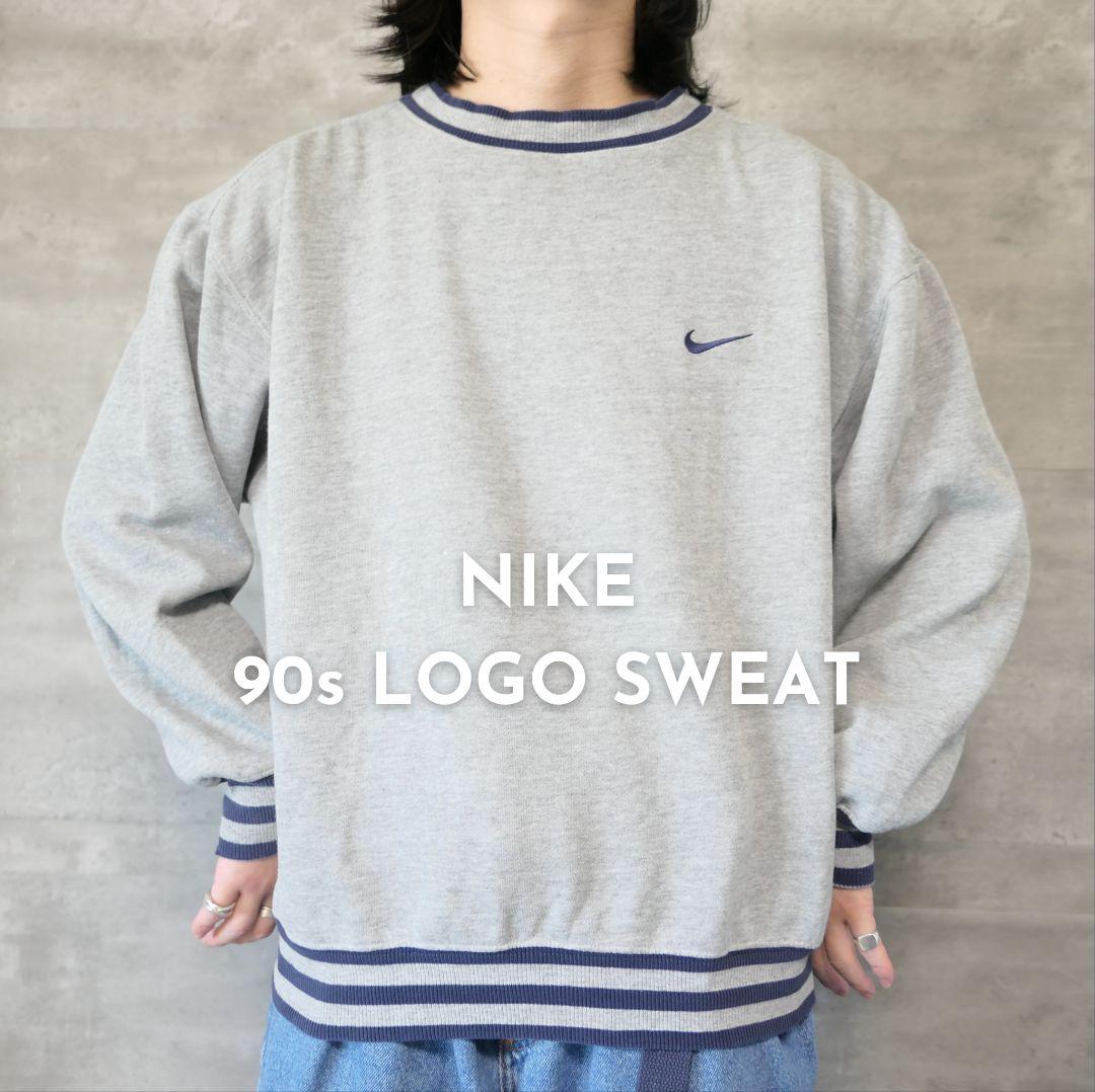 VINTAGE 90s L Logo sweat -NIKE-