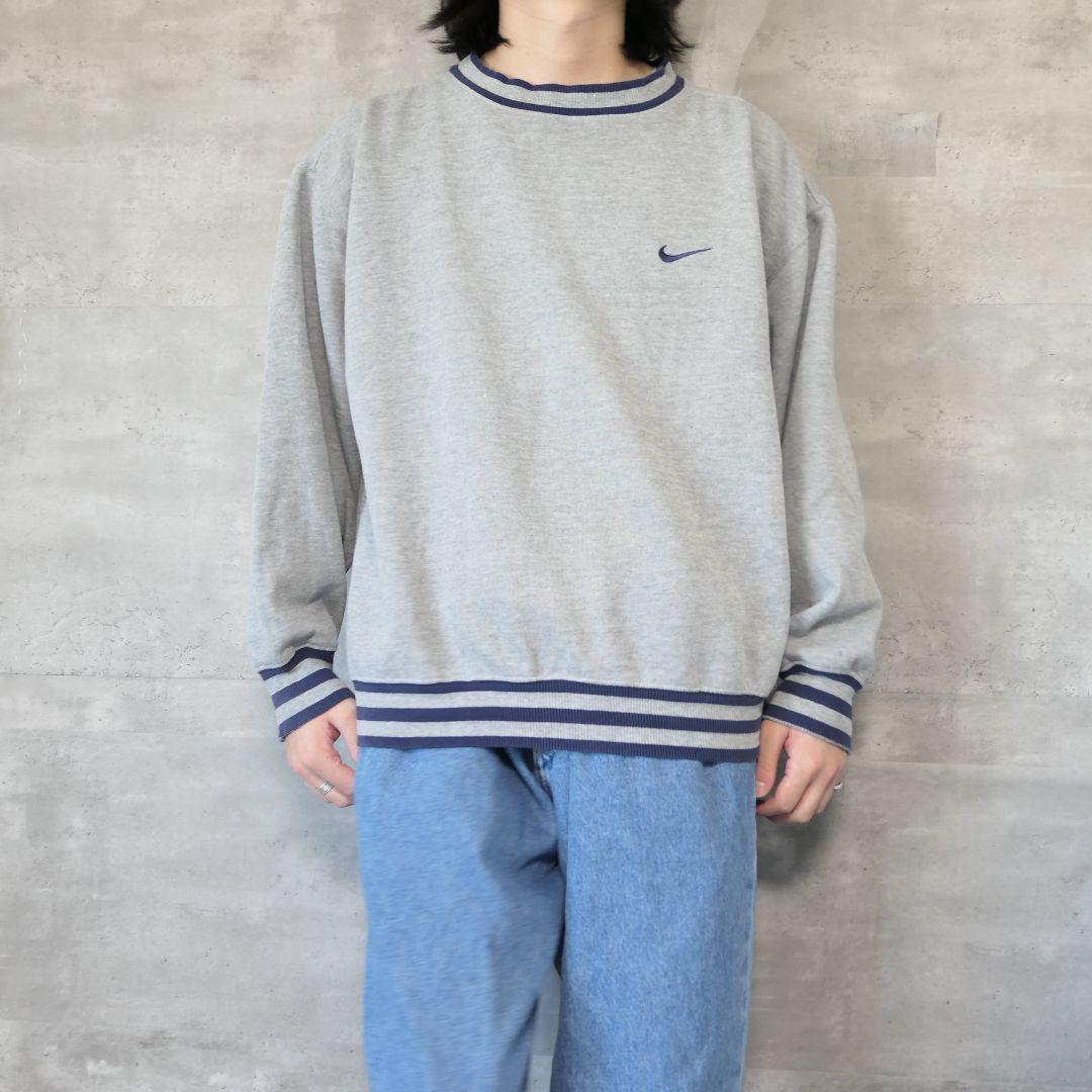 VINTAGE 90s L Logo sweat -NIKE-