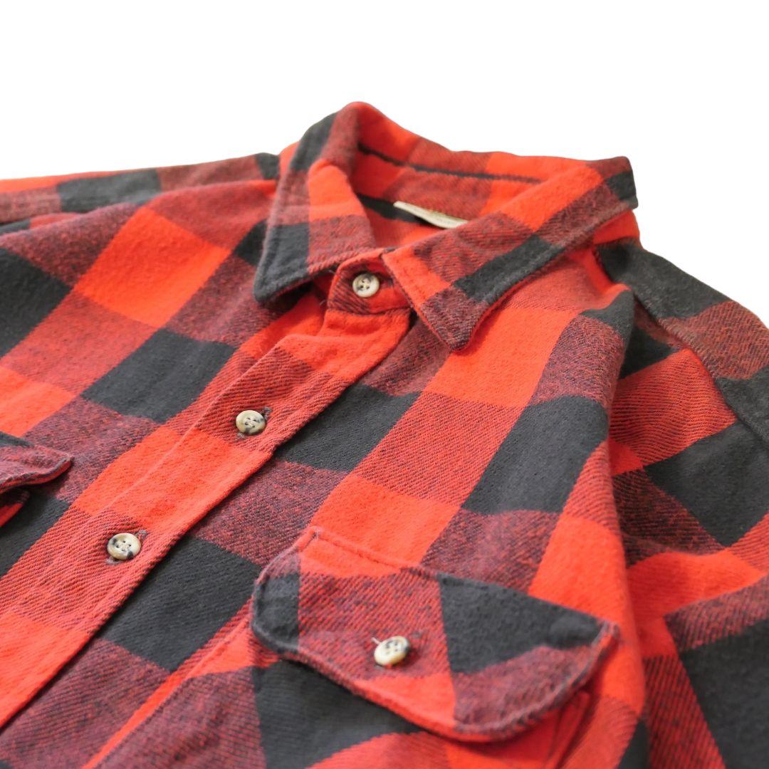VINTAGE 90s 4XL Brock check shirt -FIVE BROTHER-